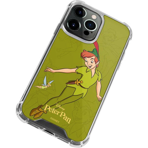 Disney Peter Pan and Tinker Bell Portrait iPhone 13 Pro Max Clear Case